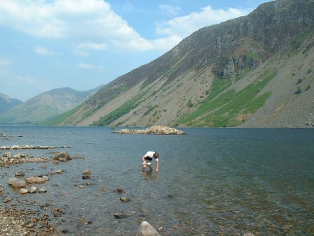 Sampling diatoms from Wastwater